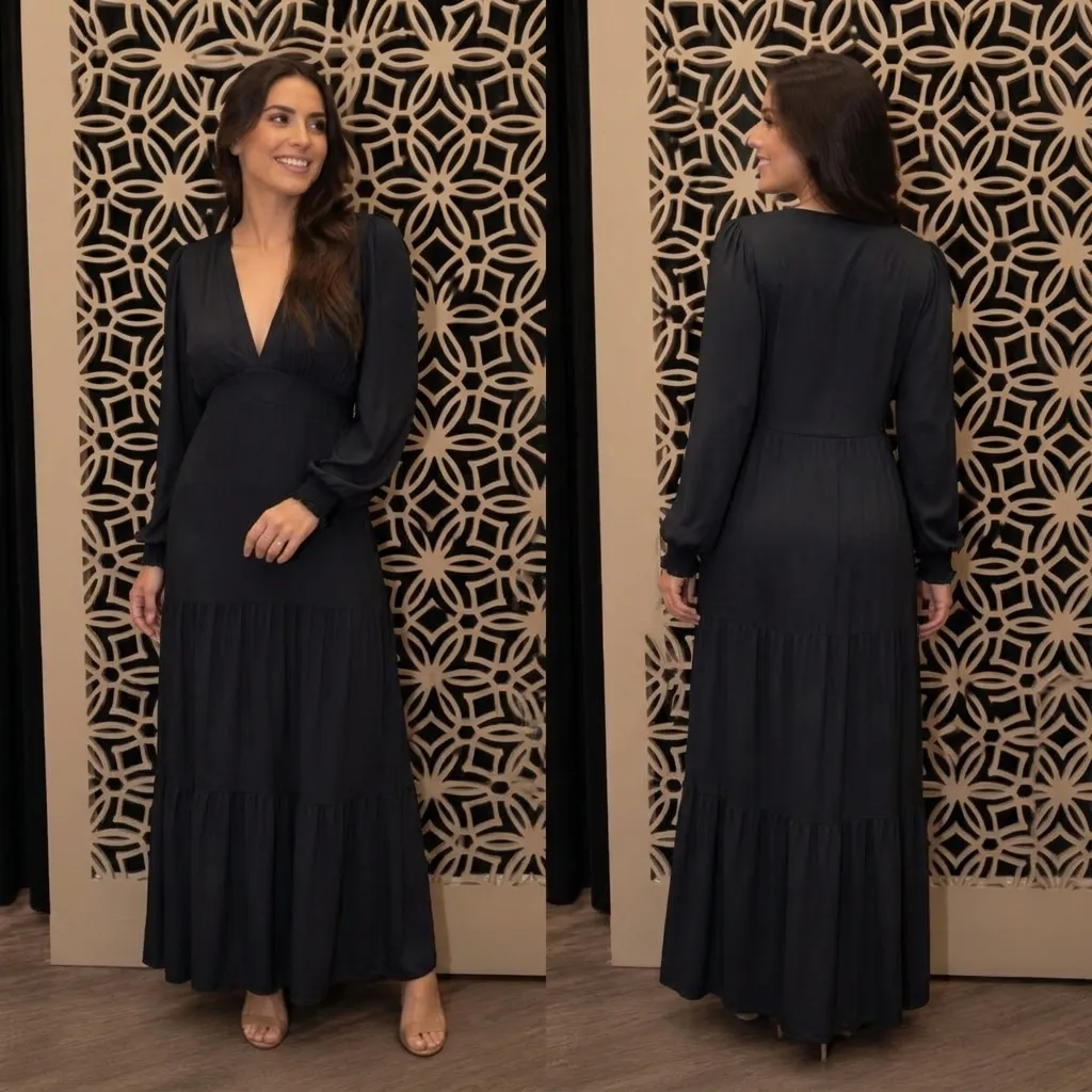 Vestido Viscolinho preto